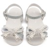 BabyWalker Bαπτιστικά παπούτσια κορίτσι PRI2655 ασημί
